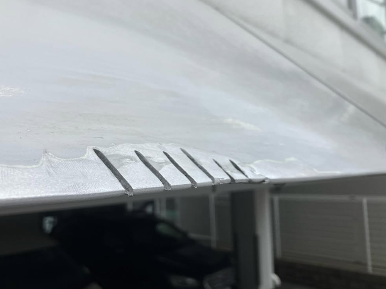 ステンレス補修3before