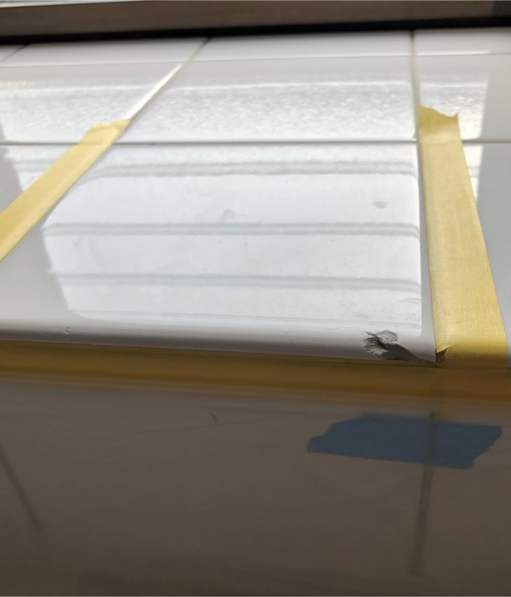 タイル補修before